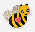 Honey The Bee Sticker (2")